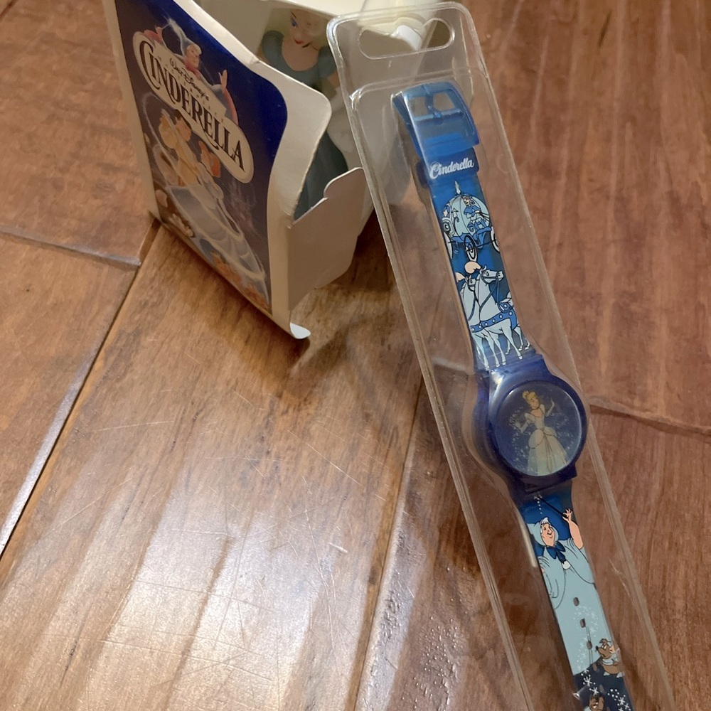 Vintage Disney’s Cinderella Collection of Watch, Figurine by McDonald’s